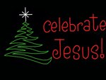 CELEBRATE JESUS WITH SWOOSH TREE-LED