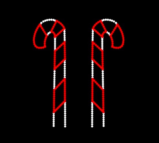 10FT CANDY CANES - SET OF 2