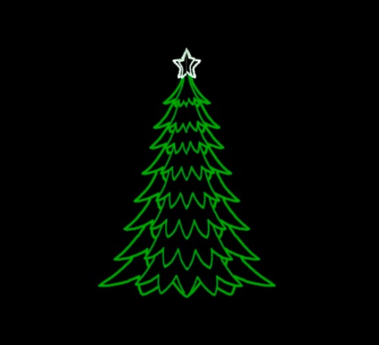 pictures of animated christmas trees