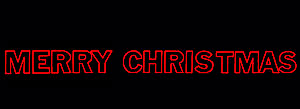 MERRY CHRISTMAS BLOCK LETTERS