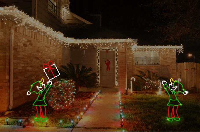 Santa's elves christmas lights Clearance