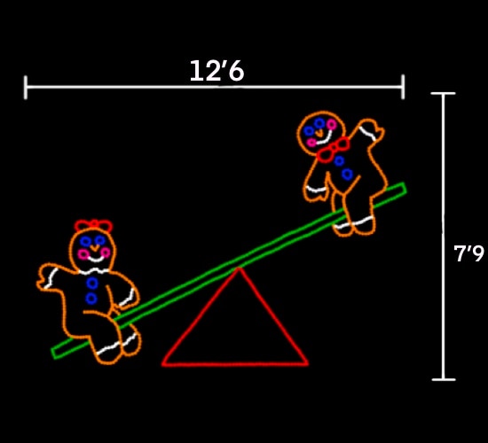 Gingerbread on Teeter Totter
