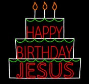 HAPPY BIRTHDAY JESUS CAKE