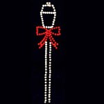 LAMP POST WITH BOW