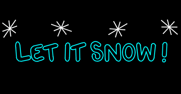 LET IT SNOW SIGN