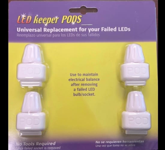 LED Keeper PODS- pack of 4