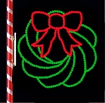 WREATH 4FT POLE MOUNT