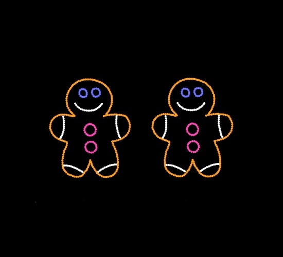 SMALL GINGERBREAD- SET OF 2