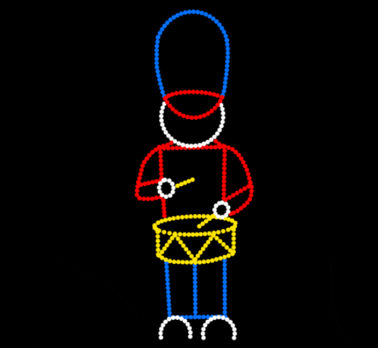 DRUMMING TOY SOLDIER 10 FT